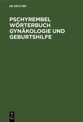 Zink |  Pschyrembel Wörterbuch Gynäkologie und Geburtshilfe | Buch |  Sack Fachmedien