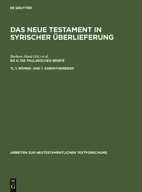 Juckel / Aland |  Römer- und 1. Korintherbrief | Buch |  Sack Fachmedien