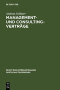Schlüter |  Management- und Consulting-Verträge | Buch |  Sack Fachmedien