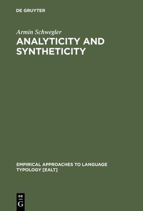 Schwegler |  Analyticity and Syntheticity | Buch |  Sack Fachmedien