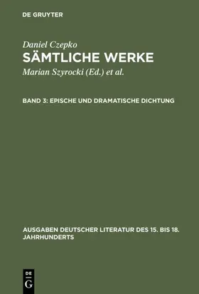 Seelbach |  Epische und dramatische Dichtung | Buch |  Sack Fachmedien