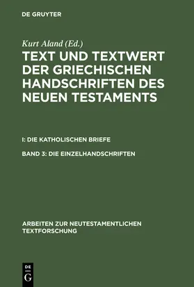 Mink / Aland / Benduhn-Mertz |  Die Einzelhandschriften | Buch |  Sack Fachmedien