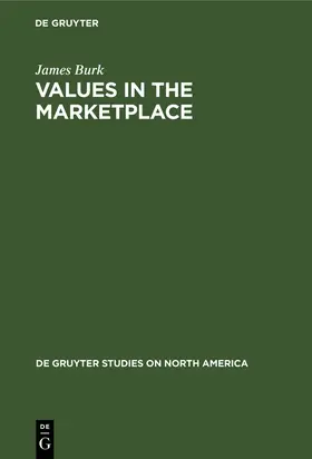 Burk |  Values in the Marketplace | Buch |  Sack Fachmedien