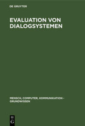  Evaluation von Dialogsystemen | Buch |  Sack Fachmedien