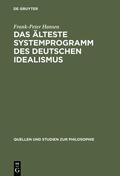 Hansen |  Das älteste Systemprogramm des deutschen Idealismus | Buch |  Sack Fachmedien