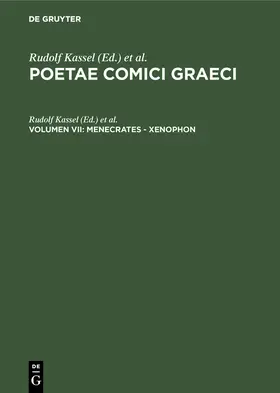 Kassel / Austin |  Menecrates - Xenophon | Buch |  Sack Fachmedien