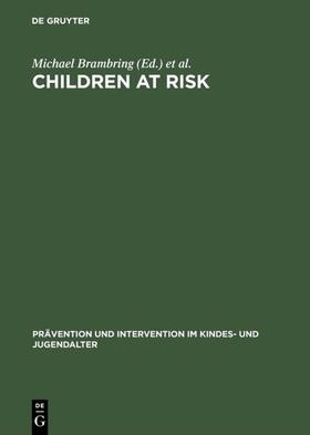Brambring / Skowronek / Lösel |  Children at Risk | Buch |  Sack Fachmedien