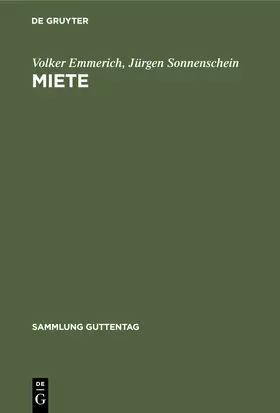 Sonnenschein / Emmerich |  Miete | Buch |  Sack Fachmedien