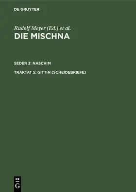 Correns | Gittin (Scheidebriefe) | Buch | 978-3-11-012464-4 | sack.de
