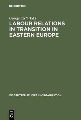 Széll |  Labour Relations in Transition in Eastern Europe | Buch |  Sack Fachmedien