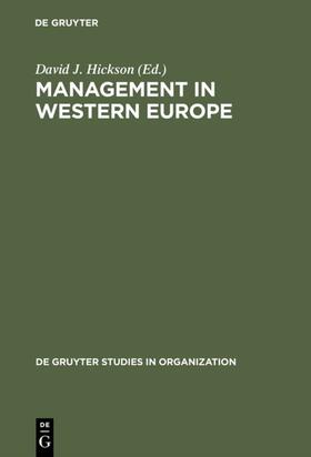 Hickson |  Management in Western Europe | Buch |  Sack Fachmedien