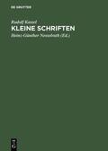 Kassel / Nesselrath |  Kleine Schriften | Buch |  Sack Fachmedien