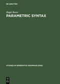 Borer |  Parametric Syntax | Buch |  Sack Fachmedien