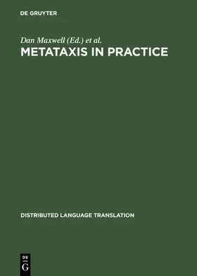 Schubert / Maxwell | Metataxis in Practice | Buch | 978-3-11-013092-8 | sack.de