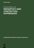 Bartsch / Emde Boas / Benthem |  Semantics and Contextual Expression | Buch |  Sack Fachmedien