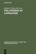 Watts / Ehlich / Ide |  Politeness in Language | Buch |  Sack Fachmedien