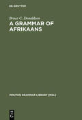 Donaldson |  A Grammar of Afrikaans | Buch |  Sack Fachmedien