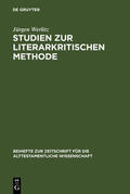Werlitz |  Studien zur literarkritischen Methode | Buch |  Sack Fachmedien