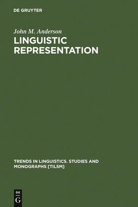 Anderson | Linguistic Representation | Buch | 978-3-11-013531-2 | sack.de
