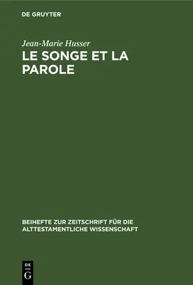 Husser |  Le songe et la parole | Buch |  Sack Fachmedien