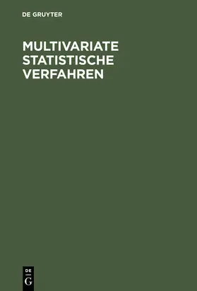 Fahrmeir / Tutz / Hamerle |  Multivariate statistische Verfahren | Buch |  Sack Fachmedien