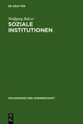 Balzer |  Soziale Institutionen | Buch |  Sack Fachmedien