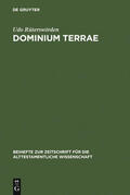 Rüterswörden |  dominium terrae | Buch |  Sack Fachmedien