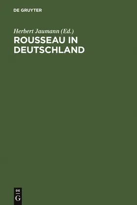 Jaumann |  Rousseau in Deutschland | Buch |  Sack Fachmedien
