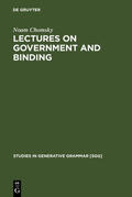 Chomsky |  Lectures on Government and Binding | Buch |  Sack Fachmedien