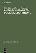 Bemm / Waldstein |  Rheinschiffahrtspolizeiverordnung | Buch |  Sack Fachmedien