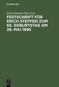 Deutsch / Kullmann / Klingmüller |  Festschrift für Erich Steffen zum 65. Geburtstag am 28. Mai 1995 | Buch |  Sack Fachmedien
