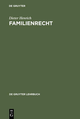 Henrich | Familienrecht | Buch | 978-3-11-014621-9 | sack.de