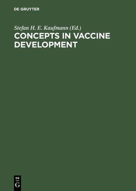 Kaufmann | Concepts in Vaccine Development | Buch | 978-3-11-014815-2 | sack.de