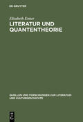 Emter |  Literatur und Quantentheorie | Buch |  Sack Fachmedien