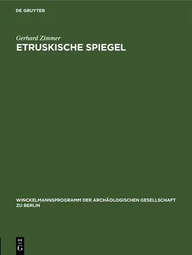 Zimmer |  Etruskische Spiegel | Buch |  Sack Fachmedien