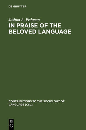 Fishman |  In Praise of the Beloved Language | Buch |  Sack Fachmedien