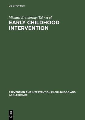 Brambring / Beelmann / Rauh |  Early Childhood Intervention | Buch |  Sack Fachmedien
