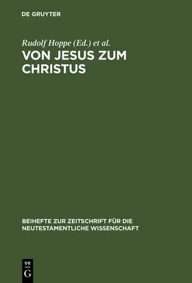 Busse / Hoppe |  Von Jesus zum Christus | Buch |  Sack Fachmedien