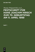 Küpper / Weigend |  Festschrift für Hans Joachim Hirsch zum 70.Geburtstag am 11.April 1999 | Buch |  Sack Fachmedien