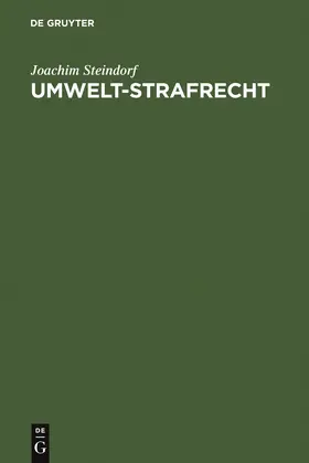 Steindorf |  Umwelt-Strafrecht | Buch |  Sack Fachmedien