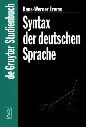 Eroms |  Syntax der deutschen Sprache | Buch |  Sack Fachmedien