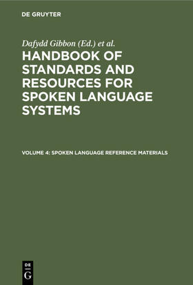 Gibbon / Winski / Moore | Spoken Language Reference Materials | Buch | 978-3-11-015736-9 | sack.de