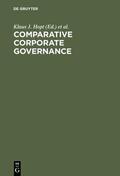 Wymeersch / Hopt |  Comparative Corporate Governance | Buch |  Sack Fachmedien