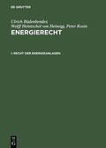 Büdenbender / Rosin / Heintschel von Heinegg |  Recht der Energieanlagen | Buch |  Sack Fachmedien