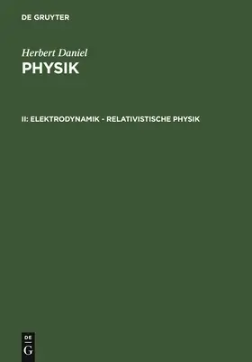 Daniel | Elektrodynamik - relativistische Physik | Buch | 978-3-11-015777-2 | sack.de