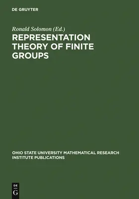 Solomon |  Representation Theory of Finite Groups | Buch |  Sack Fachmedien