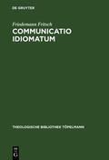 Fritsch |  Communicatio idiomatum | Buch |  Sack Fachmedien
