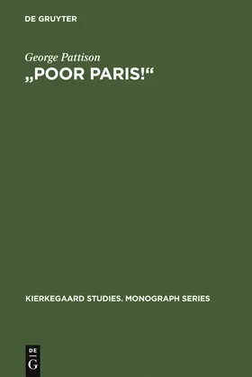 Pattison |  "Poor Paris!" | Buch |  Sack Fachmedien