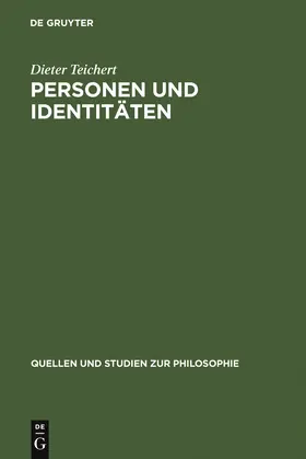 Teichert | Personen und Identitäten | Buch | 978-3-11-016405-3 | www.sack.de