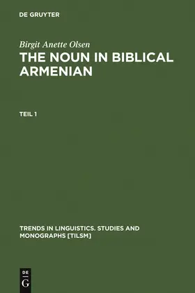 Olsen |  The Noun in Biblical Armenian | Buch |  Sack Fachmedien